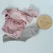 3pcs Toddler Kids Baby Girl Winter T-shirt Tops Long Striped Pants Outfits Set