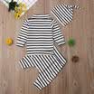 3pcs Newborn Toddler Infant Baby Boy Girl Clothes T-shirt TopsPants Outfits Set