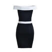 UK Womens Fashion Slit Bodycon Sleeveless Evening Party Cocktail Mini Dresses