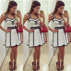 Sexy Womens Summer Casual Sleeveless Evening Party Coacktail Dress Mini Dress