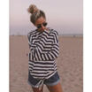 UK Women Long Sleeve Baggy Hoodies Pullover Ladies Autumn Tops Jumper Sweatshirt