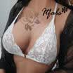 UK Floral Lace Halter Bralette Lined Bra No Pad Crop Top V Neck Black White