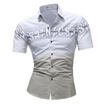 Formal Mens Short Sleeve Shirt Casual Dress Tops Slim Fit Button Down Blouse Tee
