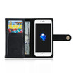 New iPhoneX Mobile Shell Wallet Flip Samsung Mobile Shell Multifunction 2in1 Mobile Phone Case Black