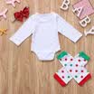 AU Stock Baby Kid Girl Infant Christmas Romper Jumpsuit Playsuit Bodysuit Outfit