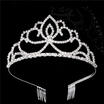 Be Bridal Wedding Crystal Flower Tiara Crown Pearl Rhinestone Hair Band Headband
