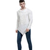 Fashion Mens Slim Fit V Neck Long Sleeve Muscle Tee T-shirt Casual Tops Blouse