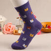 Womens Fashion Socks Soft Cotton Cute Cat Animal Soft Cartoon Winter Warm Socks
