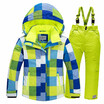 degrees 2018 Children Ski Suit Set Thick Waterproof Teenage Girl Boy Cold-proof Outdoor Clothes Windproof Winter Suits Kids