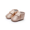 Newborn Baby Girl Boy Tassel Crib Shoes PU Leather Sneaker Prewalkers 0-18M