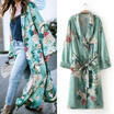 US Stock Womens Vintage Loose Blouse Summer Boho Coat Shawl Kimono Cardigan Tops