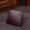Mens Leather Bifold Wallet Credit Card ID Holder Cash Coin Purse Clutch Handbag