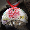NeillieN Chinese style necklace Creative handmade gifts Peony clothing Ceramic vintage jewelry
