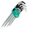 Pojiao HW-229B 9 sets of long ball head hex wrench group