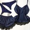 Women Sexy Sleepwear Nightgown Satin Silk Babydoll Lace Robes Sleep Dress Skirt