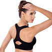 Arctic cashmere sports bra shockproof running anti-emptying vest girls underwear gather no steel bra bra yoga sleep scarred 7804 mysterious black XL