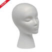 Female Styrofoam Mannequin Head Model Foam Wig Glasses Display Hat