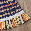 Lovely Kids Baby Girls Pumpkin Flying Sleeve Dress Halloween Party Tutu Dresses