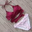 US Womens Bikini Set Bandage Push up Padded Swimwear Swimsuit Bathing Beachwear
