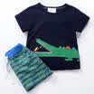 Toddler Baby Kid Cartoon Casual T-shirt Top TeeShorts Pants Summer Clothes US
