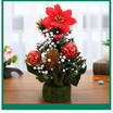 787" Christmas Tree Flowers Desk Table Decor Festival Party Ornaments Xmas Gift