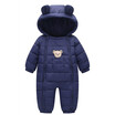 2018 Snowsuit Baby clothes Snow wear Cotton Padded One Piece Warm Outerwear Overalls Romper Kids Winter Jumpsuit Newborn Parkas