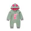 Newborn Baby Infant Boy Girl Romper Hooded Jumpsuit Bodysuit Outfits Clothes