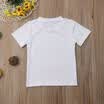 UK Stock Kids Girls Baby Short Sleeve Summer T-shirt Tees Shirts Tops Clothes