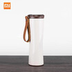 Xiaomi S-U45W 430ML Vacuum Flask LED Temperature Sensor with Genuine Leather String 304 FDA Stainless Steel