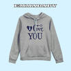 Fashion Men Woman Hoodies Pullover Hooded I LOVE YOU sweatshirt Casual Hoody UK