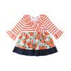 Halloween Kids Girls Dresses Pumpkin dress Costume Princess Party Fancy Dress
