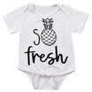 US Stock Newborn Baby Boys Girls Kids Romper Jumpsuit Bodysuit Clothes Outfits