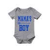 Newborn Baby Mamas Boy Cotton Clothes Jumpsuit Romper Bodysuit Sunsuit Outfit I