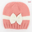 Newborn Toddler Baby Boy Girls Bowknot Knit Crochet Beanie Winter Warm Hat Cap