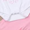 UK Newborn Infant Baby Girls Romper TopsHeadbandLeggings Pants 3Pcs Outfit Set
