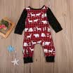 Newborn Kid Baby Boy Girl Reindeer Clothes Jumpsuit Romper Bodysuit Outfit 0-24M