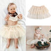 Toddler Baby Girls Summer Lace Tulle Skirt Tutu Fringed Short Mini Dress Prop UK