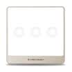 COOLTOUCH intelligent switch human body sensor remote control Jingdong micro-joint intelligent APP control ding bucket speaker linkage CTSS-WMJ-3w pearl white three open intelligent switch