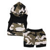 2pcs Newborn Infant Baby Boy Clothes Hooded Vest Top Short Pants Outfits Sets