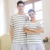 Antarctic Nanjiren pajamas home service men&women short-sleeved summer home service suit cotton couple models pajamas local version N675X20031-1 immediately have money male XL