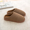 Women&Men pinstripe anti-slip cotton indoor shoes