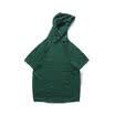 Gym Mens Muscle Short Sleeve Tee Bodybuilding Sport Fitness Hooded Shirt PA