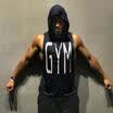 Gym Hot Men Clothing Hoodie Stringer Bodybuilding Tank Top hooded Muscle Shirt
