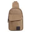 Men Retro Canvas Sling Chest Bag Zipper Shoulder Bag Cycling Bag Messenger Bags
