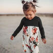 Cute Newborn Infant Baby Girls Floral Romper Bodysuit Jumpsuit Clothes Outfits