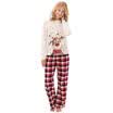 2018 XMAS PJs Family Matching Adult Women Kids Christmas Nightwear Pajamas Set