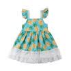 US Newborn Princess Baby Girl Dresses Party Sleeveless Formal Tutu Summer Dress