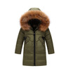 Girls clothing warm Down jacket for girl clothes 2018 Winter Thicken Parka real Fur Hooded Children Outerwear Coats