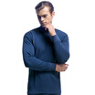 HengYuanxiang mens high-necked cotton warm thin underwear suit