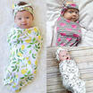 Organic Cotton Swaddle Muslin Blanket Newborn Baby Wrap Swaddling Blanket 0-12M